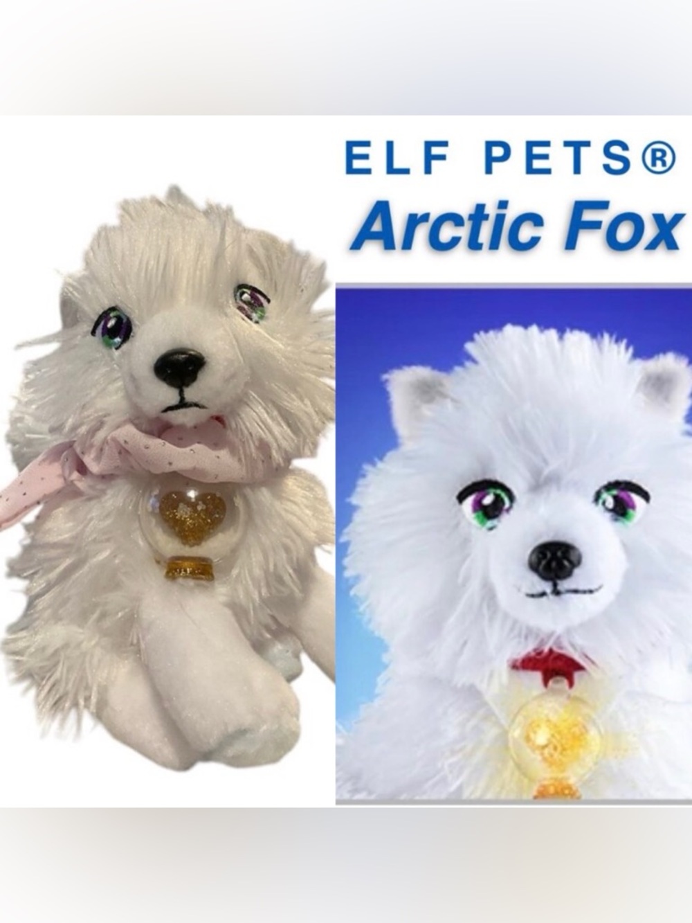 COPY - ELF PETS Arctic Fox Plush Toy Elf on the Shelf Santa Claus North Pole